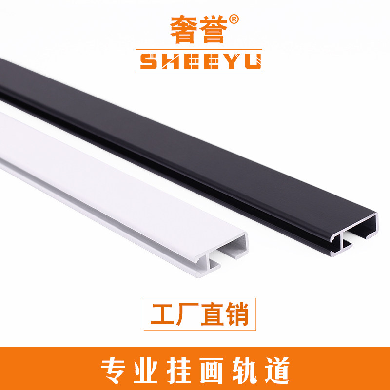 Luxurious and hidden home living room Calligraphy And Painting Hangers Rail Hung Painting Track Hang Painting Groove Strips Thickened Painting Rail Slide