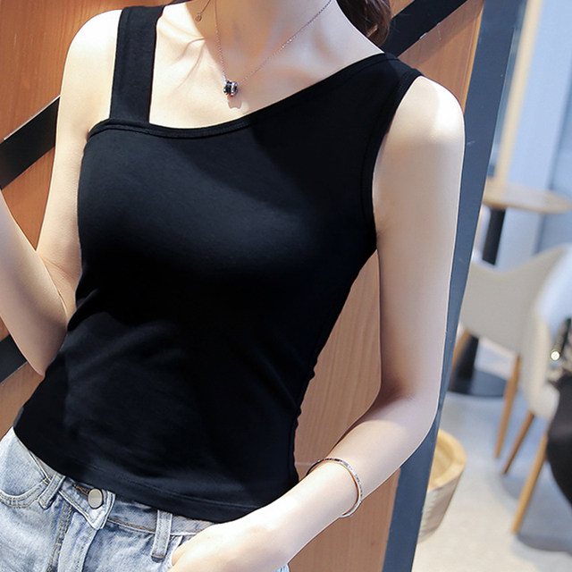 Bottoming shirt worn outside and inside sexy tight-fitting temperament beautiful back top spring and autumn black camisole for women 2024 summer