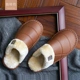 小, dép da mùa đông, nhà nữ, không thấm nước, không trơn, đôi dày, sang trọng, ấm áp, gân bò, dép bông