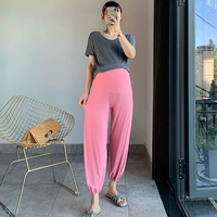 Розовые штаны с поддержкой живота