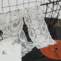 Exquisite black and white elastic lace accessories Sweater decorative elastic lace diy clothing accessories fabric accessories