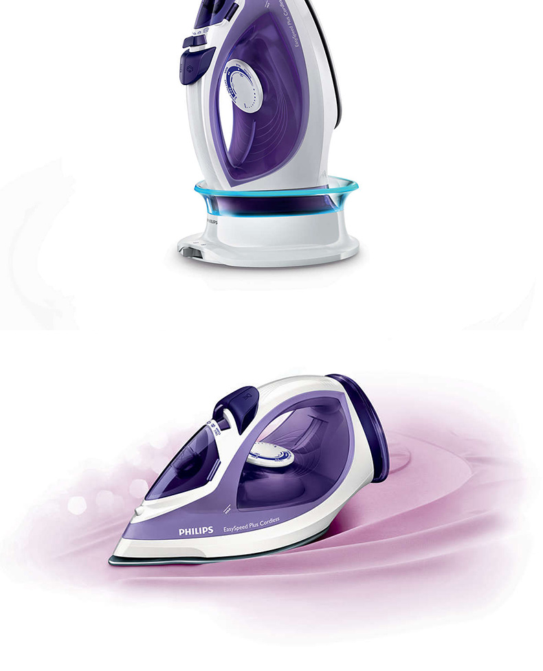 Philips radio iron GC2084 steam home mini không dây cầm tay ủi quần áo bàn ủi hơi nước đứng