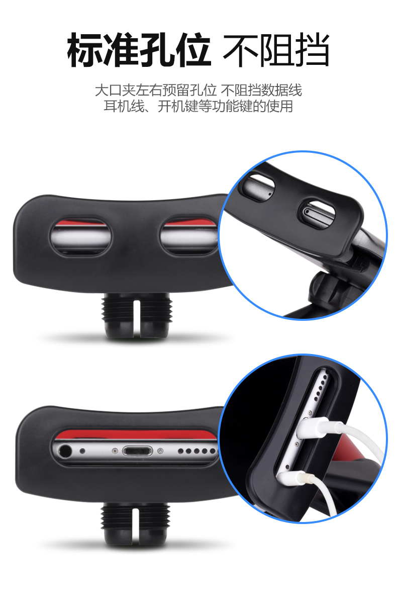 Xe phía sau khung xe ôtô tablet nội thất của Apple ipad máy tính mini tăng cường gối - Phụ kiện điện thoại trong ô tô các loại giá đỡ điện thoại trên ô tô