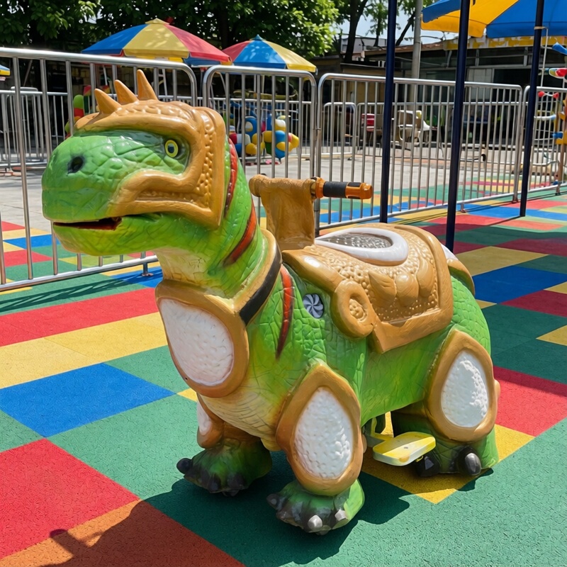 Large-Scale Realistic Electric Two-Seater Parent-Child Dinosaur Ride-On Car with Qr Code Scanning and Coin Operation for Children in Malls and Public Squares Large-Scale Realistic Electric Two-Seater Parent-Child Dinosaur Ride-On Car with Qr Code Scanning and Coin Operation for Children in Malls and Public Squares