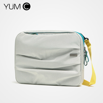 Y U M C briefcase womens portable document bag Womens business bag white collar OL laptop bag 13 inches