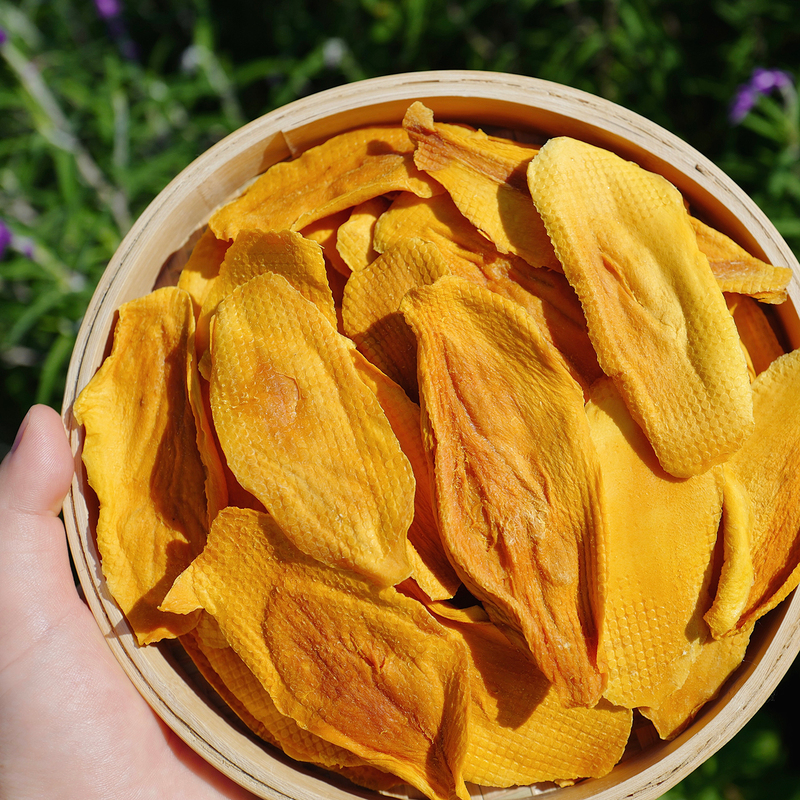 She and Cat Cat’S Yunnan Eco Coconut Mango Dried Fruit Snack Is a Natural, Additive-Free, Healthy Snack That Is Sweet, Soft, Chewy, and Durable