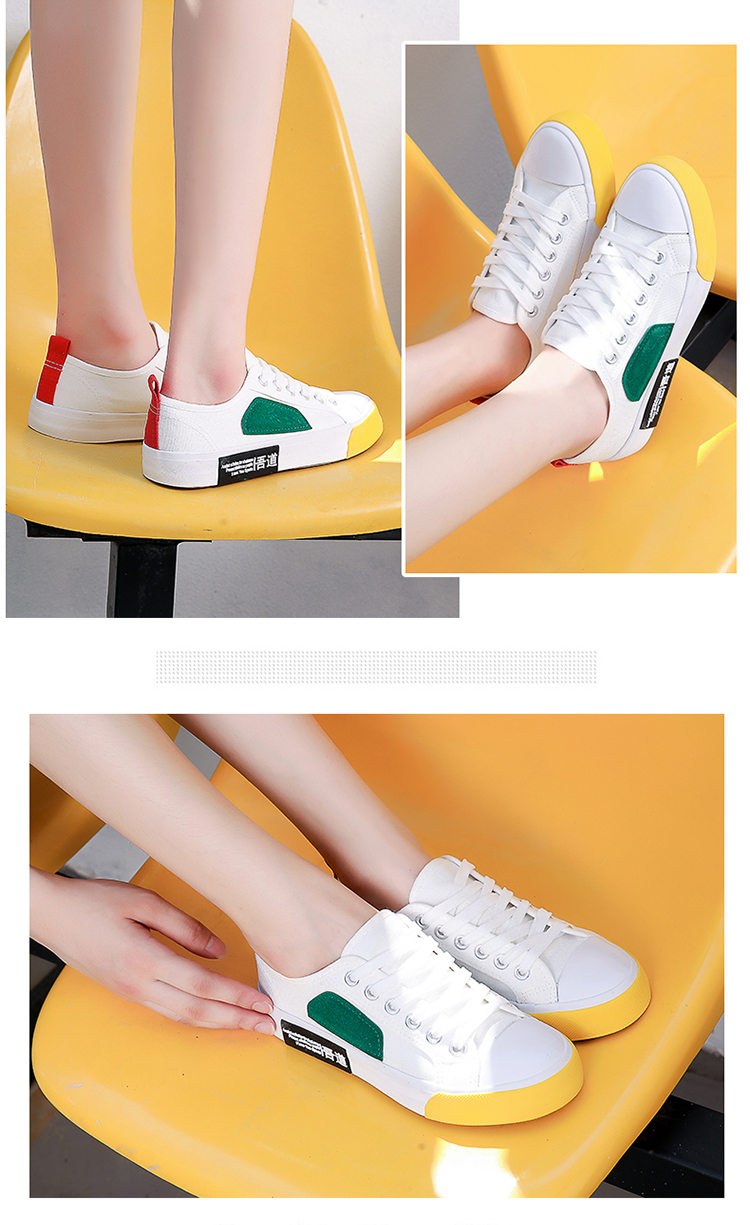Giày vải mới 2018 nữ phiên bản Hàn Quốc của sinh viên hoang dã phong cách Harajuku ulzzang giải trí chic Han giày ván gió giầy lười nữ