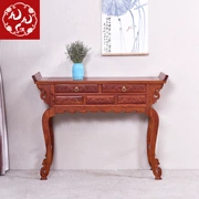 Gỗ hồng mộc Miến Điện Shentai rắn gỗ đồ nội thất thanh hiên bảng squat trường hợp cho bảng trường hợp gỗ gụ với ngăn kéo - Bàn / Bàn