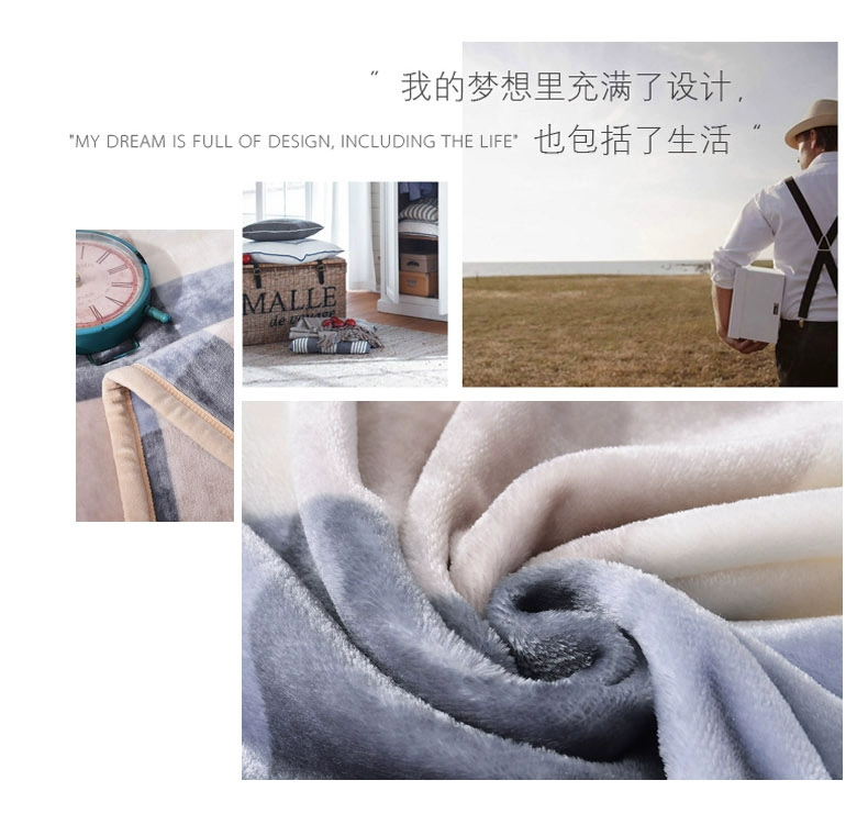 Chăn lông cừu dày san hô chăn mùa đông sinh viên nam đôi ấm nhung dày nữ flannel quilt nap