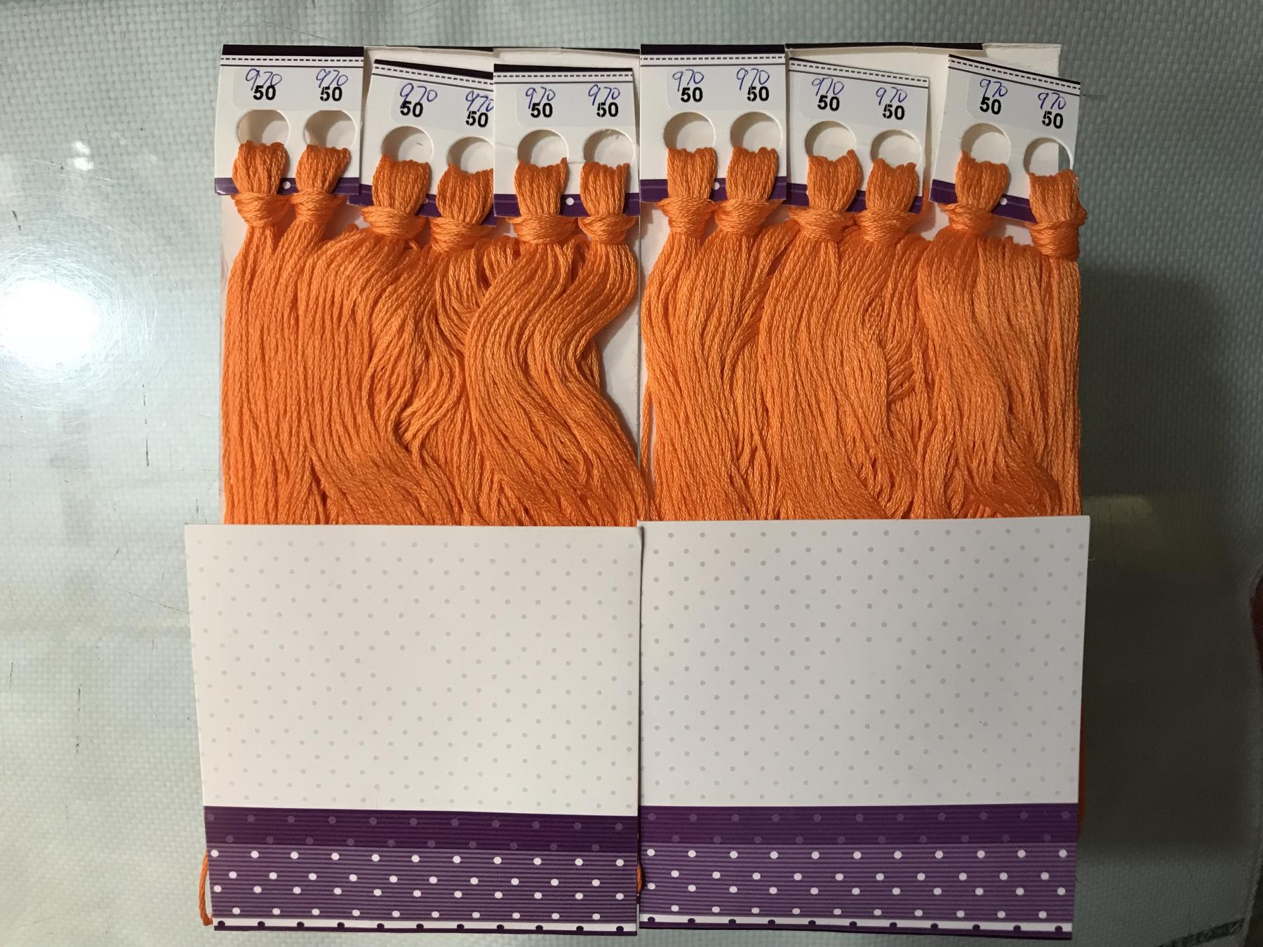 Pure cotton KS Spirerline Standard Wire Number 970 12 (8 for one) Line Complement Wire KS Cross-stitch embroidery thread