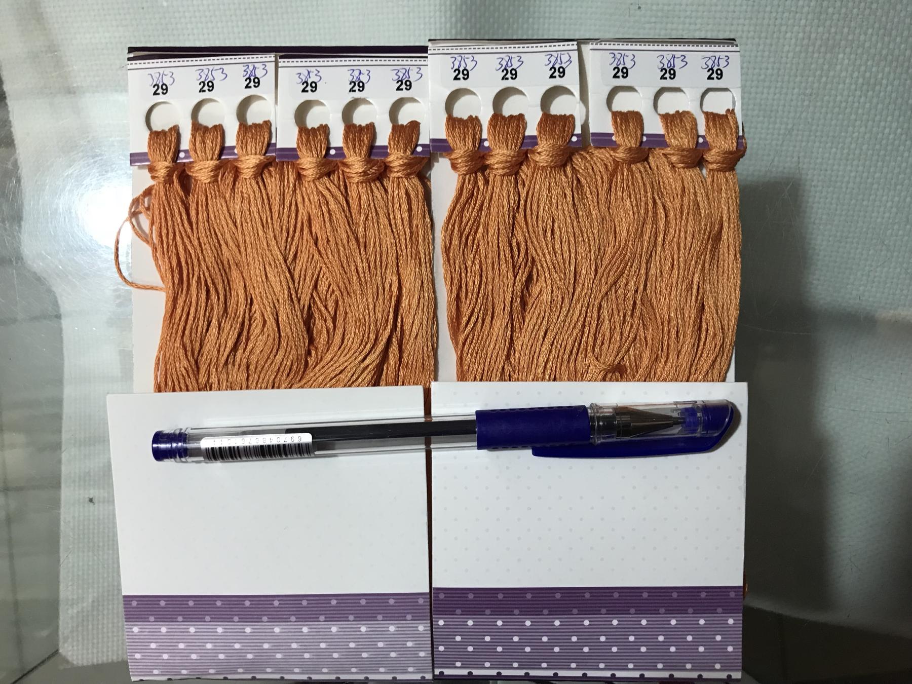 Pure cotton KS embroidery line Standard Line Number 3853 12 branches (one 8 roots) Supplementary Wire Wiring KS Cross Stitch Embroidery