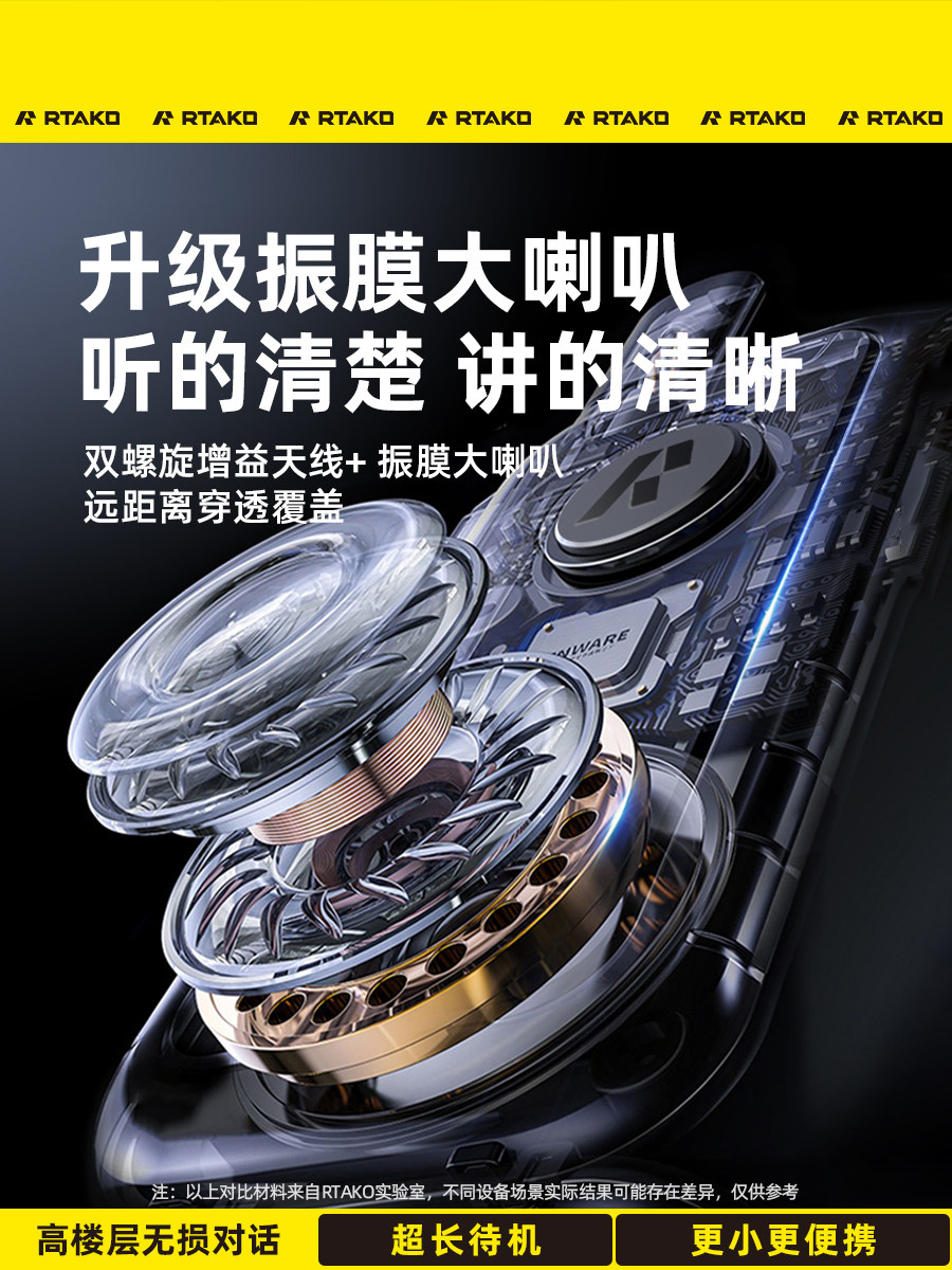 Walkie-Talkie 2025 New Model Mini Radio for Catering and Outdoor Use, 10 Km Range, Small Size, High Power, Indoor Use