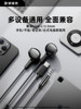 25 New Models of Type-C Interface High-Quality Wired Round-Hole Computer Headphones with Sleep Noise Reduction, Suitable for Huawei and Xiaomi