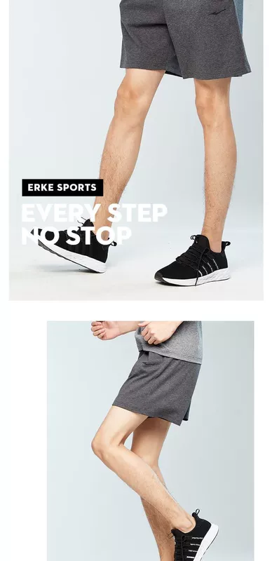 Hồng Hưng 男子 quần bó sát nam 2019 hè mới quần short bóng đá nam thoải mái chạy quần thoải mái - Quần thể thao