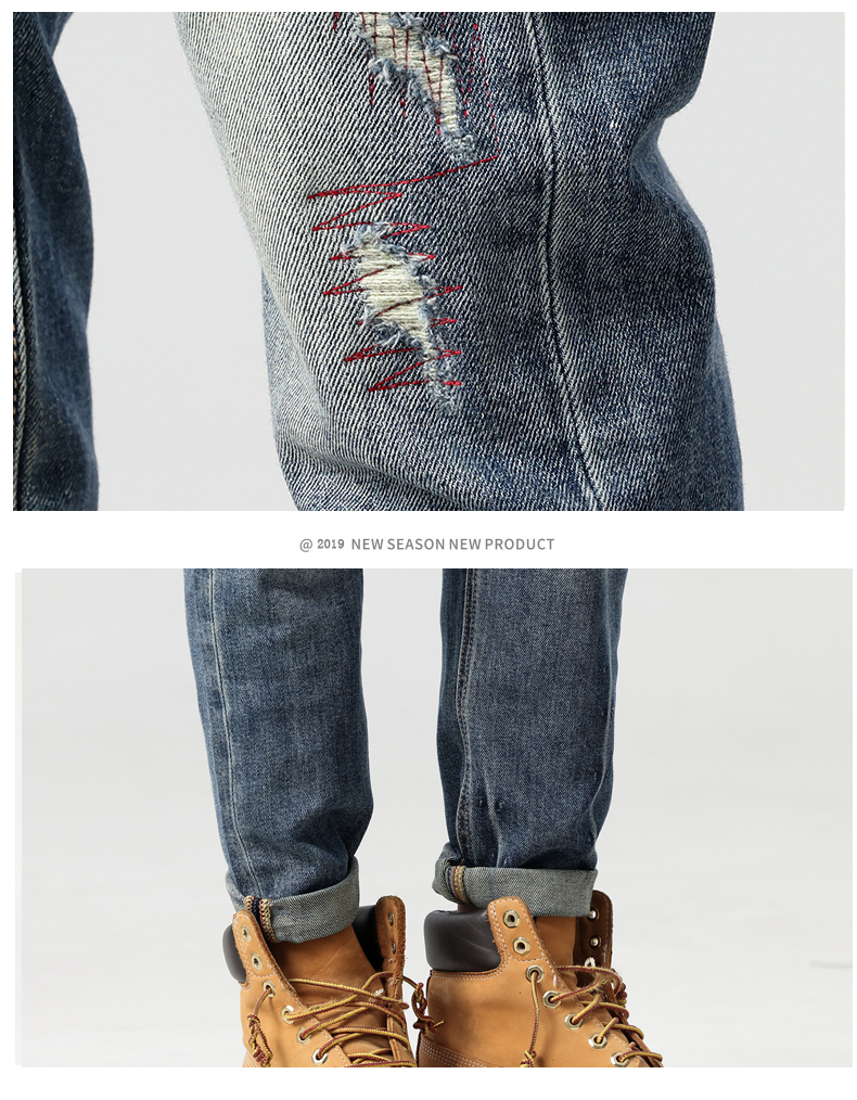 C3853 1420K QUẦN NAM AIMREAG DÁNG ÔM BODY GỢI CẢM SEXY MÙA HÈ PHỤC CỔ CỔ ĐIỂN THỜI TRANG NAM JEAN BÒ G04 SẢN PHẨM MỚI
