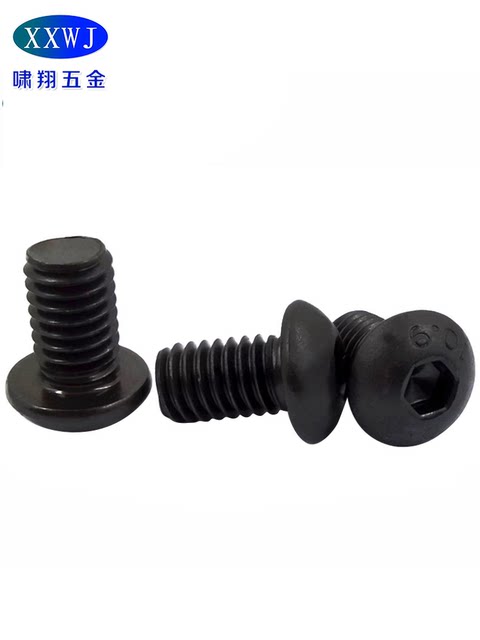High-strength British and American semi-circular head hexagon screws Fine tooth disc head screws 6#8#10#1/4 5/16 3/8