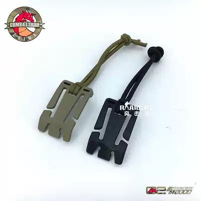 COMBAT2000 1 inch webbing finishing buckle Backpack baby bag storage buckle PTT line elastic band strapping buckle Hanging buckle