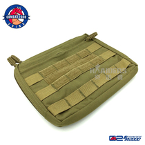 COMBAT2000 Molle square thin inclusions bag double shoulder backpack accessory bag Tactical vest attached bag containing bag