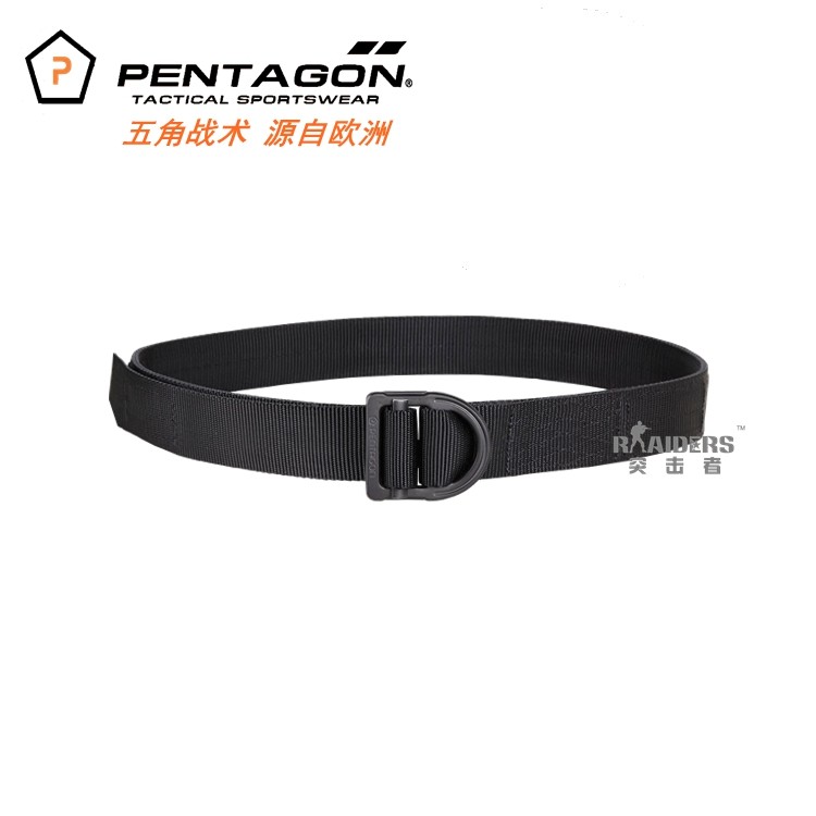 PENTAGON pentagonal tactical thickening tactical belt waist seal metal buckle Velcro webbing commuter inner belt