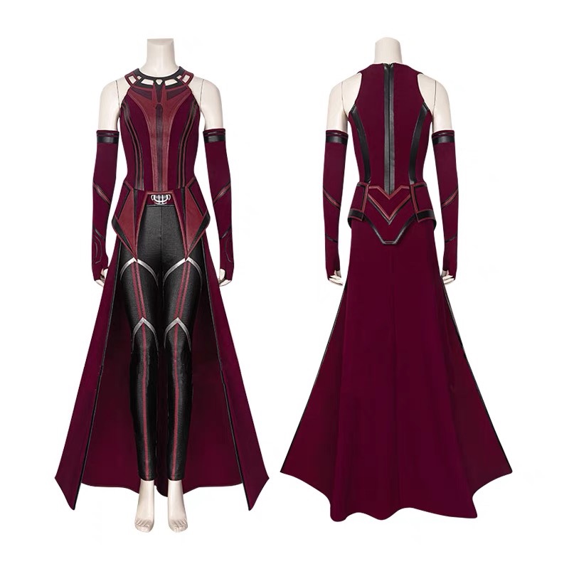 Marvel Wanda Vision Scarlet Witch Cosplay Costume Scarlet Witch Cosplay Same Style Clothing 4671