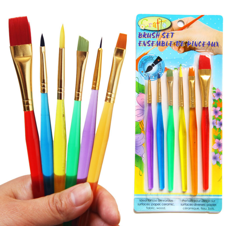 6 wide narrow candy children paint painting color pen paint paint paint paint painting materials of kindergarten