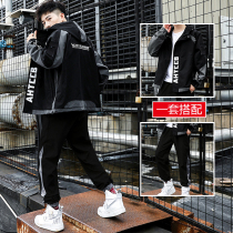 Tooling jacket mens suit 2020 Spring and Autumn Korean trend matching handsome set of fashion brand casual sports jacket