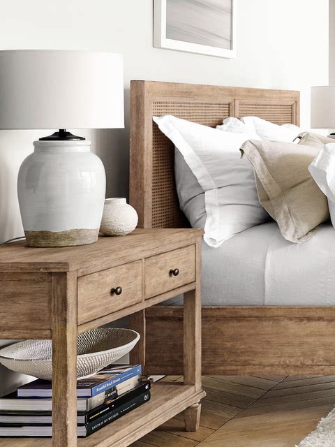 Export foreign trade American country style retro solid wood bedside table French neoclassical oak bedroom bedside table chest