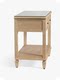 Export foreign trade American country style retro solid wood bedside table French neoclassical oak bedroom bedside table chest
