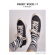 PADDYWOOD canvas shoes for girls, thick-soled summer versatile heightening Korean sneakers, black student casual shoes