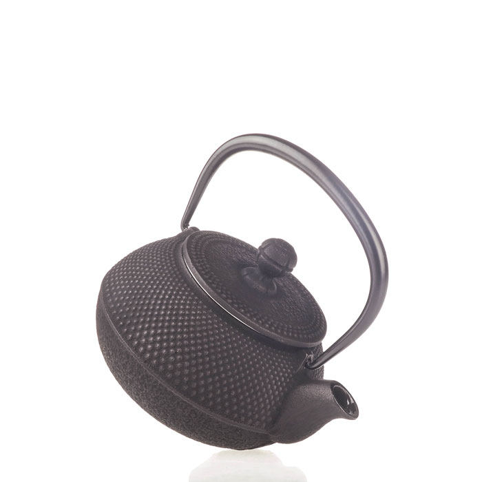 日本原装南部铁器急须普洱茶 茶壶手工铁壶 泡茶壶附滤网岩铸日式