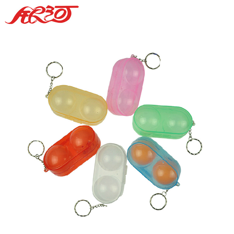 Galaxy table tennis box two packs easy to carry a variety of candy color table tennis tools