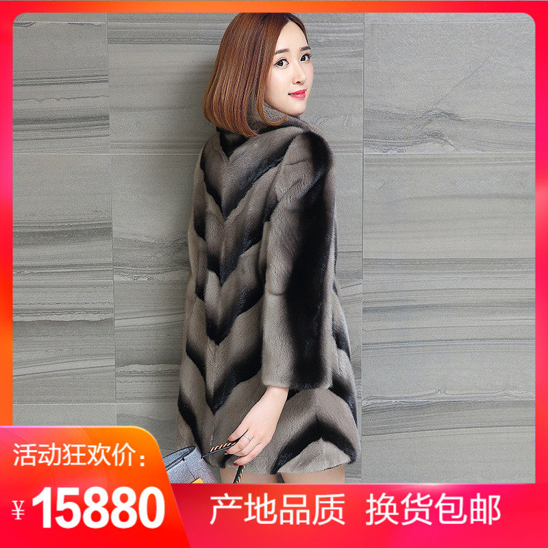 2022 - The new fur fur fur fur coat coat of fur fur fur coat for long - sleeve heat