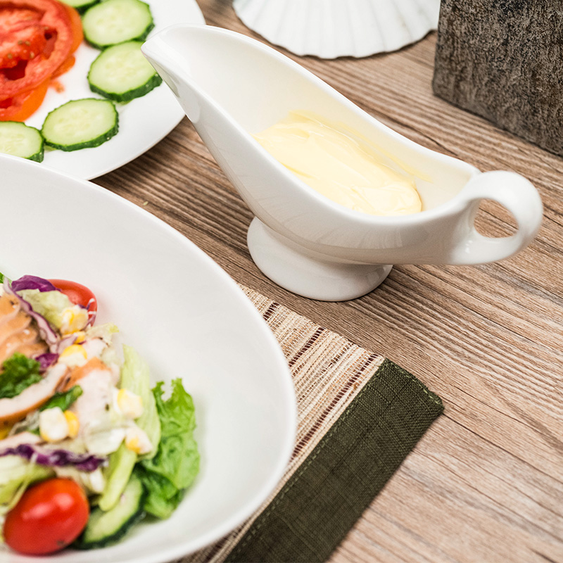 Yao hua pure flavor juice cup western food steak sauce condiment maker sauce hopper strengthen porcelain boat juice cup