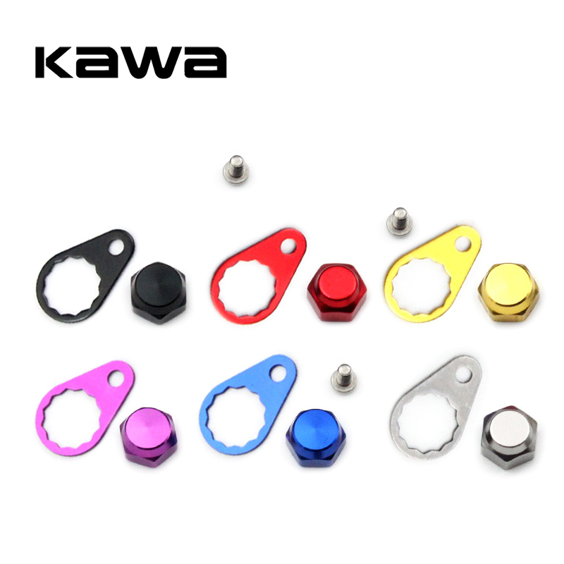 kawa lujah drop wheel retrofit fish wire wheel accessories anti-loose plate spacer drum wheel rocker external screw cap feeding screw