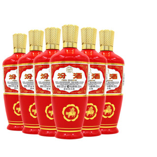 Fenjiu 53% export red glass 500mlx6