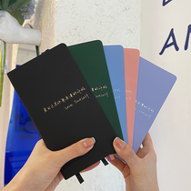 Xiaochun Day and Wenchuang portable hand book bear handwritten bronzing small square simple notepad stationery advanced