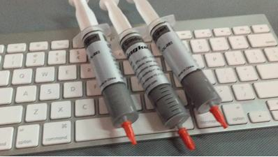 Large needle thermal conductive silicone grease heat dissipation silicone grease with silver grey graphics card cpu silicone grease heat dissipation silicone thermally conductive paste