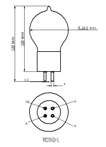 motor vehicle amplifiers PSVANE WE205D 205D-L vacuum tube matched with the original factory 2 channel amplifier