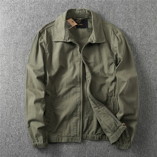 Осенняя хлопковая куртка для отдыха, оверсайз