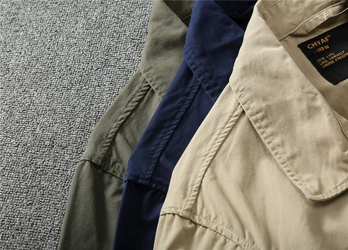 Осенняя хлопковая куртка для отдыха, оверсайз