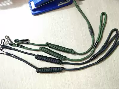 Rope keychain old-fashioned key chain tied to pants safety rope gun series safety key ring