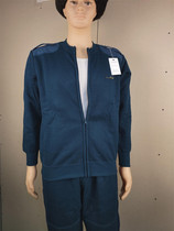 New Zipper Style Empty Monarch Blue Suede Pants Jun Blue Mens Suede Pants Suit