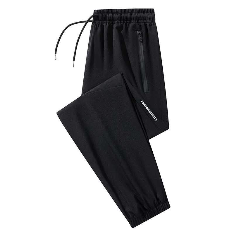 Men's Disposable Sports Pants for Summer, Elastic Replacement Casual Travel Sun Protection Fitness Jogger Ice Silk Men's Pants