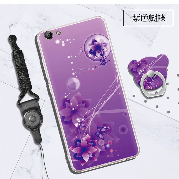 Vivoy66i điện thoại di động vỏ hành trình viv0y66L thả voviy mềm vivov nam và nữ viovy 66IA - Nhẫn nhẫn vàng nam 24k