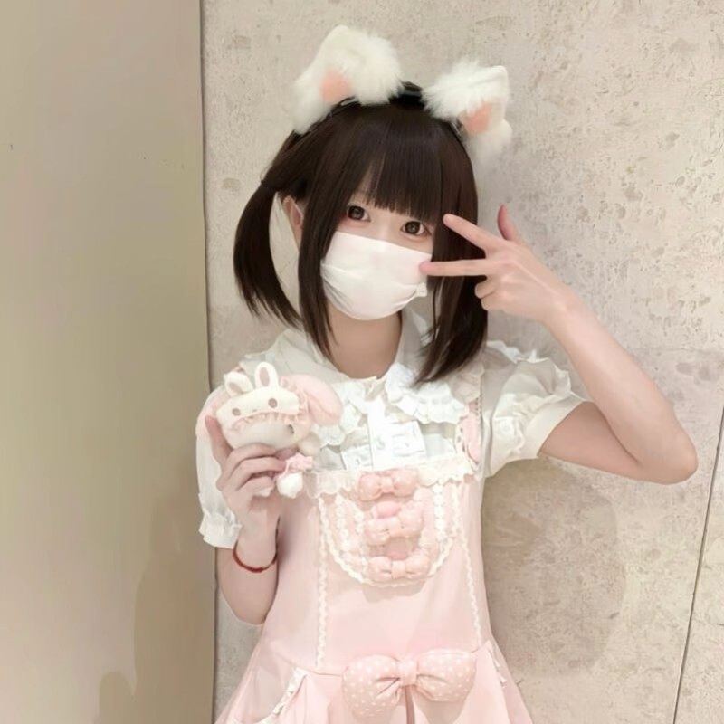 Electric Cat Ears That Move, Gravity-Sensing Animal Ears, Cosplay for Comic Con and Halloween, Gift for Girlfriend, Voice-Controlled Tail