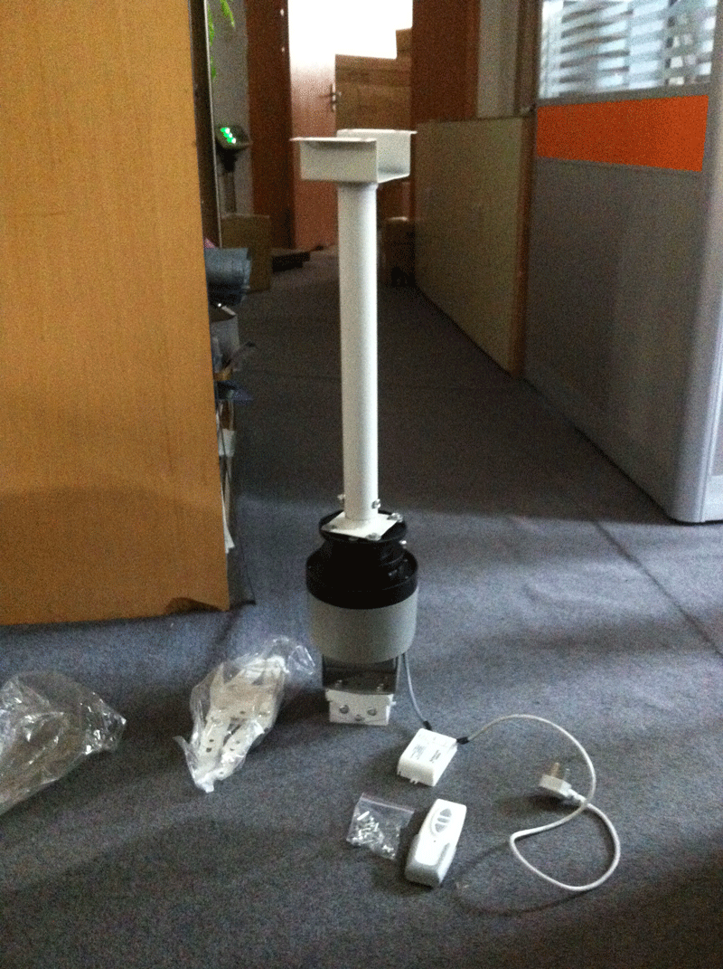 Projector rotating hanger electric rotating projector bracket fixed telescopic hanger 360 degree electric rotating frame