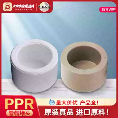 Liansu PPR20 4 points 25 32 pipe cap cap Cantonese joint plastic PPR blocking pipe cap 4 points 6 points water blocking pipe fittings