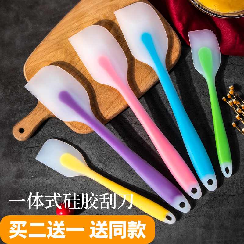 Baking One-piece Silicone Scraper Cake Cream Squeegee HIGH TEMPERATURE RESISTANT SHOVEL BAKING AND STIRRING TOOL SUIT