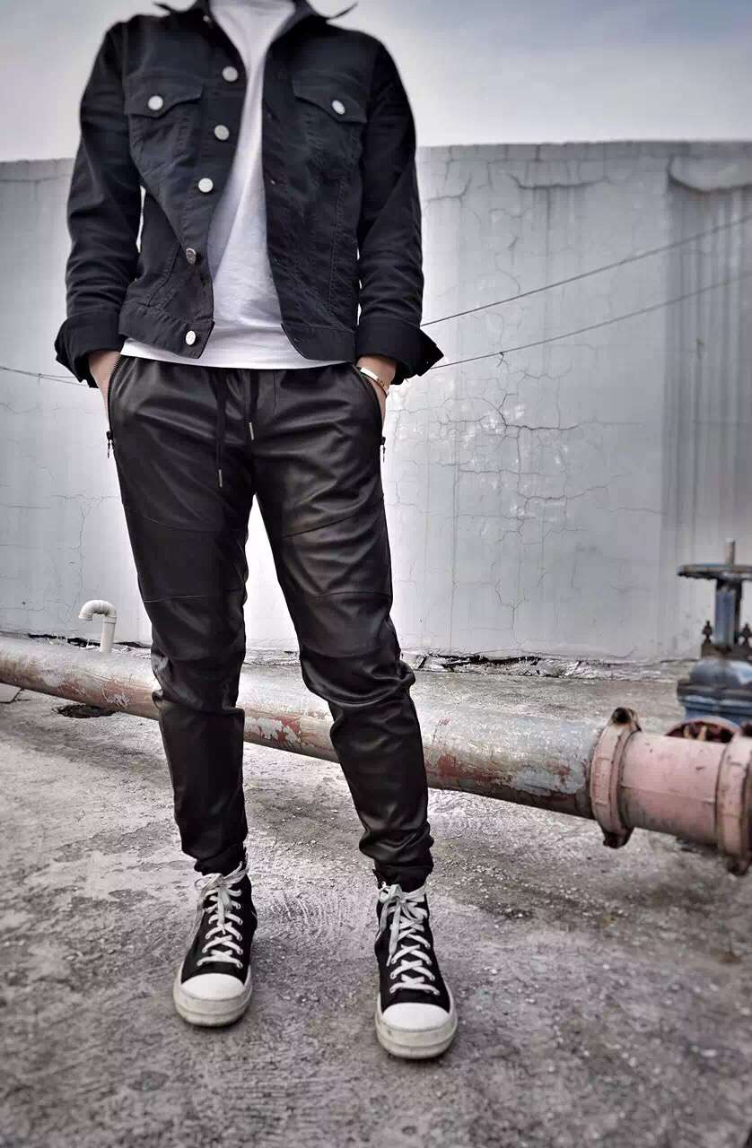 Pantalon cuir homme - Ref 1491662 Image 5