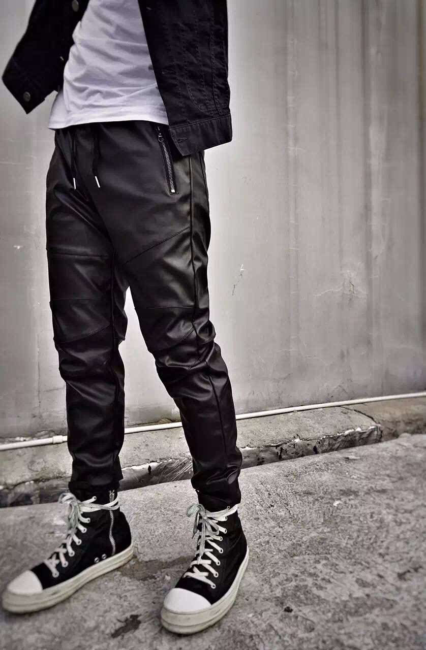 Pantalon cuir homme - Ref 1491662 Image 6